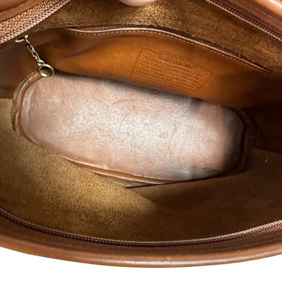 Vintage Coach FLETCHER BAG Shoulder Tan Messenger Flap 4150 COSTA RICA - Picture 11 of 16